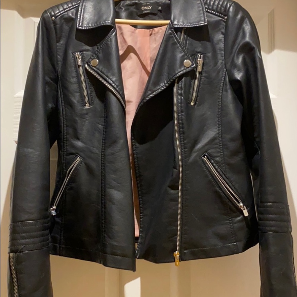 ASOS Only Brand Faux Leather Jacket - Picture 3 of 6